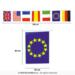 International flagguirlande 50 meter