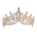 Diadem royal med klare sten