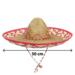 Sombrero i flettet strå