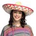 Sombrero i flettet strå