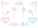 Gender reveal Foto props