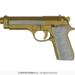 Pistol i guld-glitter
