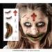 Sår og Ar tattoo - Zombie face