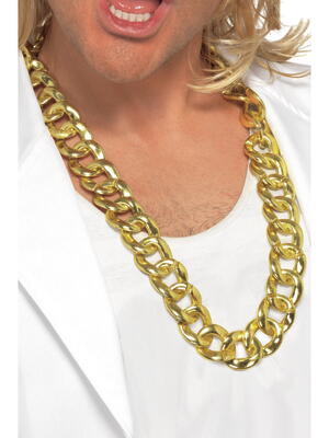 Mega guld halskæde