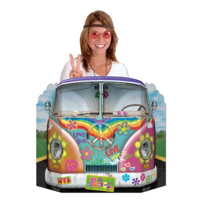 Hippie bus foto scene