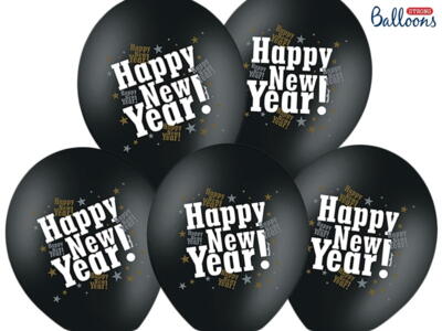 Happy New Year Ballon 50 stk