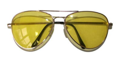 briller med gult glas