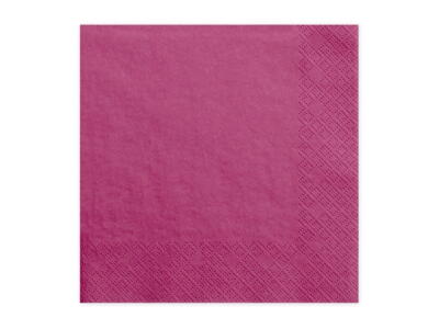 Mørk Pink Servietter  33 cm