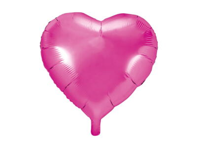 Hjerte Folie Ballon Pink
