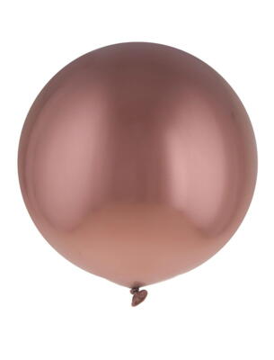 Kobberfarvet ballon rund