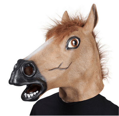 Heste Latex Maske