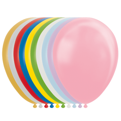 Ballon ø 30 cm metallic mix 10 stk