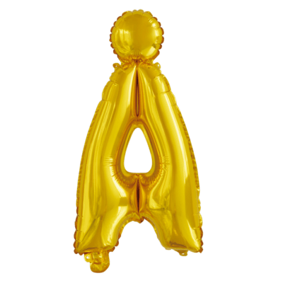 Folieballon bogstav Å i guld