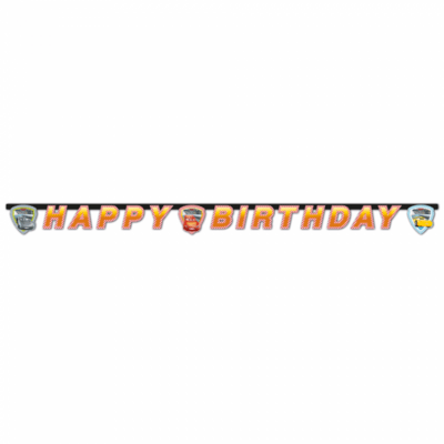 Cars Happy Birthday banner
