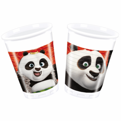Kung Fu Panda plastkrus 8 stk