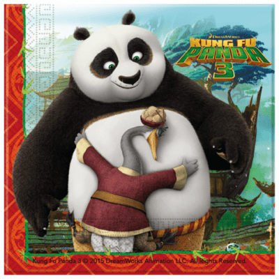 Kung Fu Panda servietter 20 stk