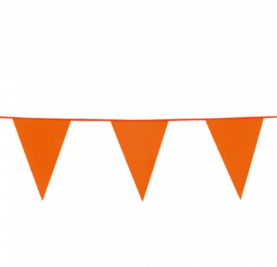 Flagbanner 10 m. med orange flag