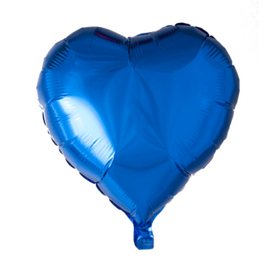 Folie ballon Hjerte 46 cm NAVYBLÅ