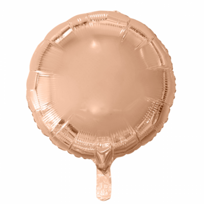 Folieballon Rund ROSEGOLD 46 cm