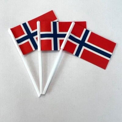 Kageflag Norge 10 stk