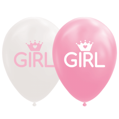GIRL Balloner 8 stk