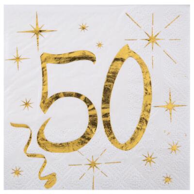 50 år Kaffe servietter