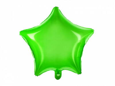 Folieballon stjerne Neon Grøn