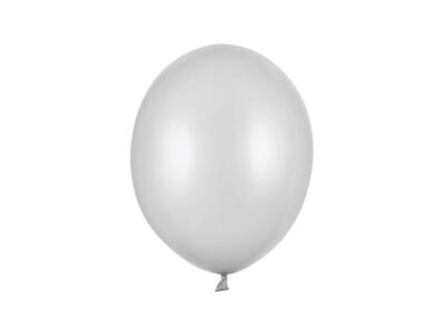 Ballon Metallic Sølv 10 stk