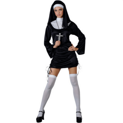 Fræk Nonne kostume