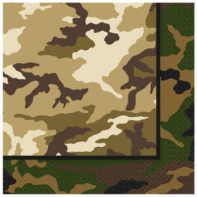 Camouflage servietter