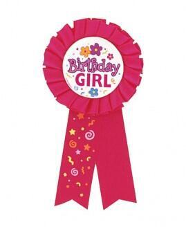 Medalje"birthday girl" Pink