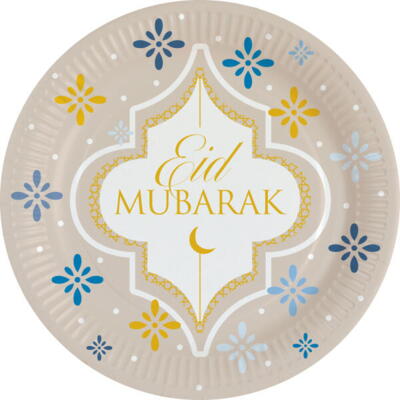 Eid Mubarak tallerken