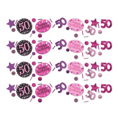 Konfetti 50 Sparkling pink