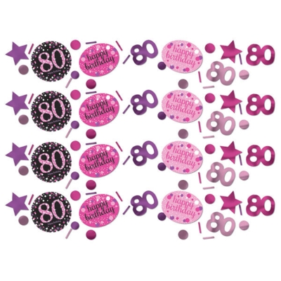 Konfetti 80 Sparkling pink