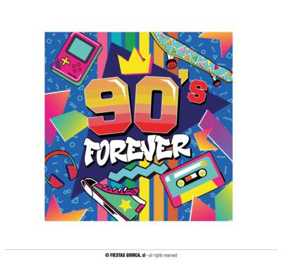 90's forever servietter
