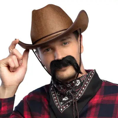 Cowboy moustache
