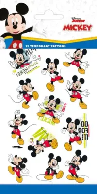 Mickey mouse, falske tatoveringer