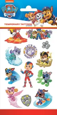 Mighty pups paw patrol,falske tatos