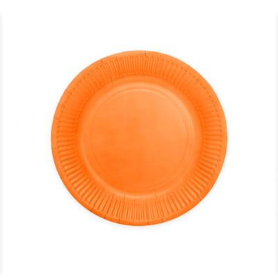Paptallerken i Orange, 23 cm