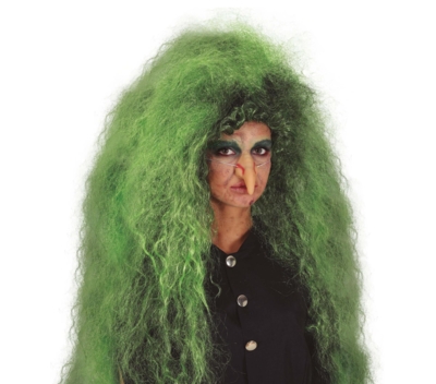 Paryk til Heks - Lang, Grøn