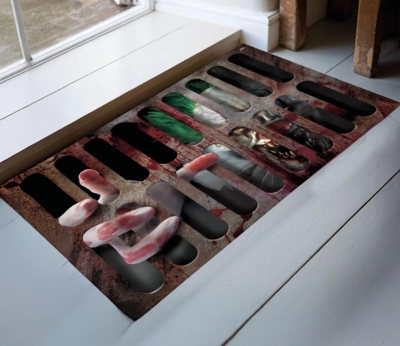 Klovn i afløb dørmåtte