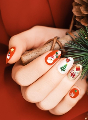 Negle stickers - Julemand - Juletema