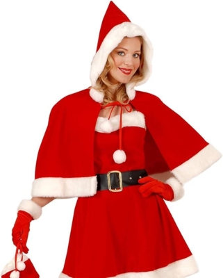 Julehandsker i rød filt