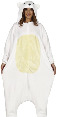 Isbjørn kostume til voksne