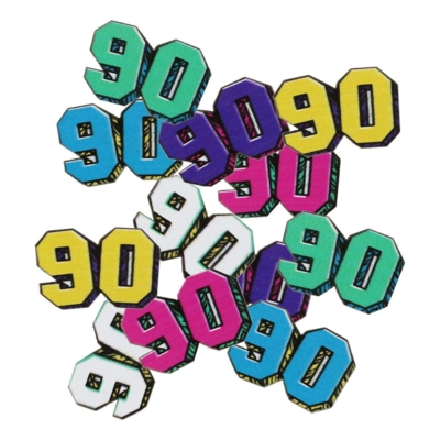 90´er konfetti i træ