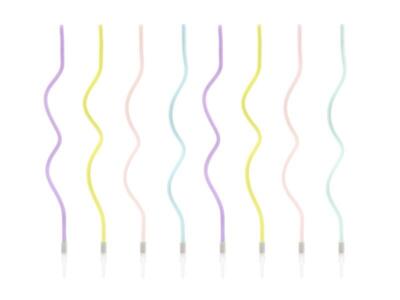 Kagelys snoet i multi pastel