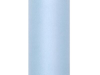 Tyl rulle i lyseblå