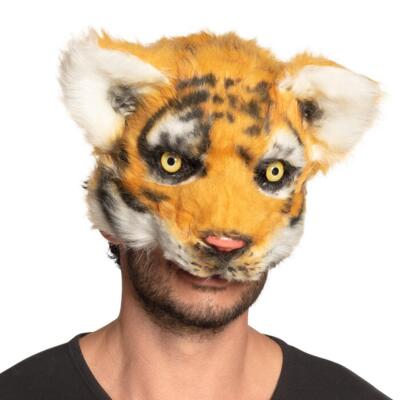 Tiger halvmaske plys