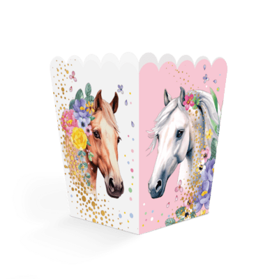 Heste snackbox - Flowers