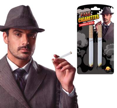 Falske Cigaretter - 2 stk. 9 cm